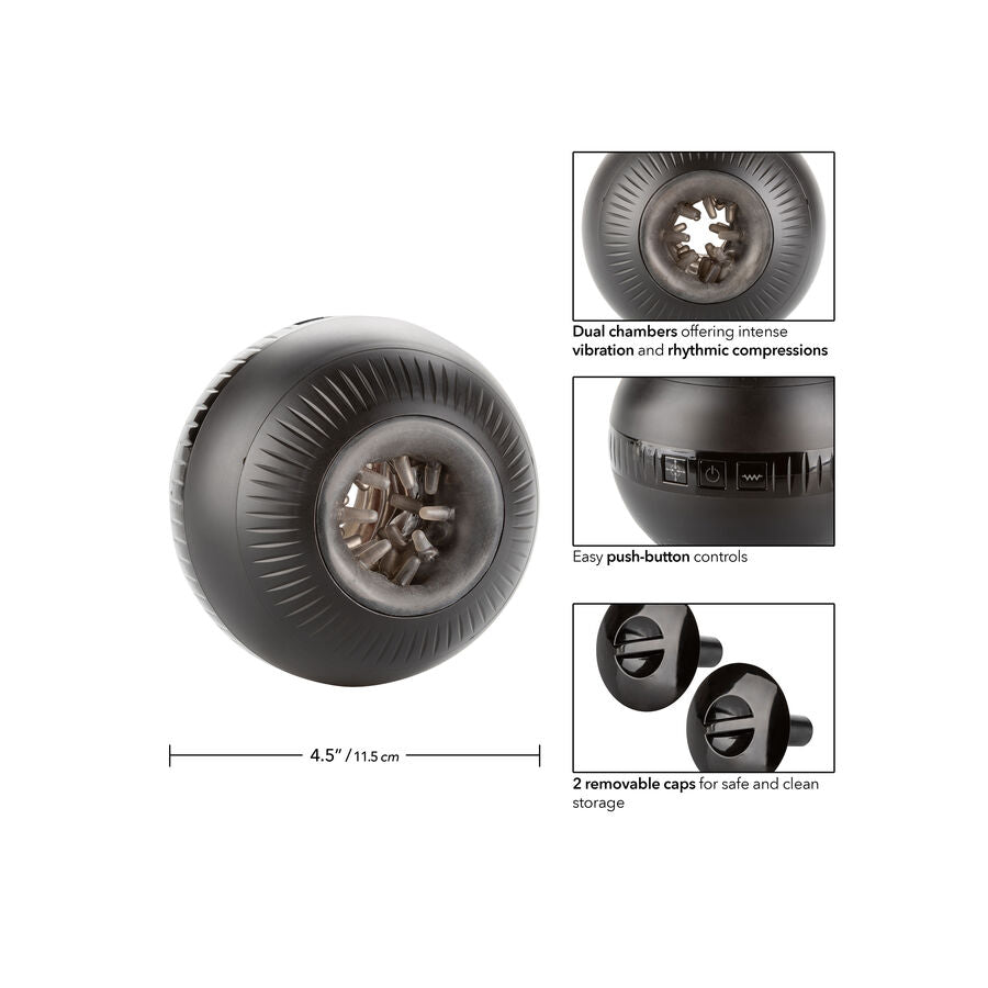 CALEXOTICS - OPTIMUM POWER MASTURBADOR MASCULINO CON VIBRACIÓN CALEXOTICS