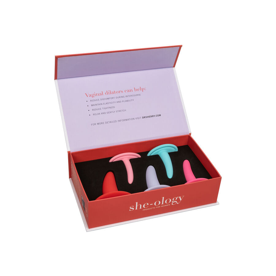 CALEXOTICS - KIT 5PC DILATADORES VAGINALES O ANALES MULTICOLOR CALEXOTICS