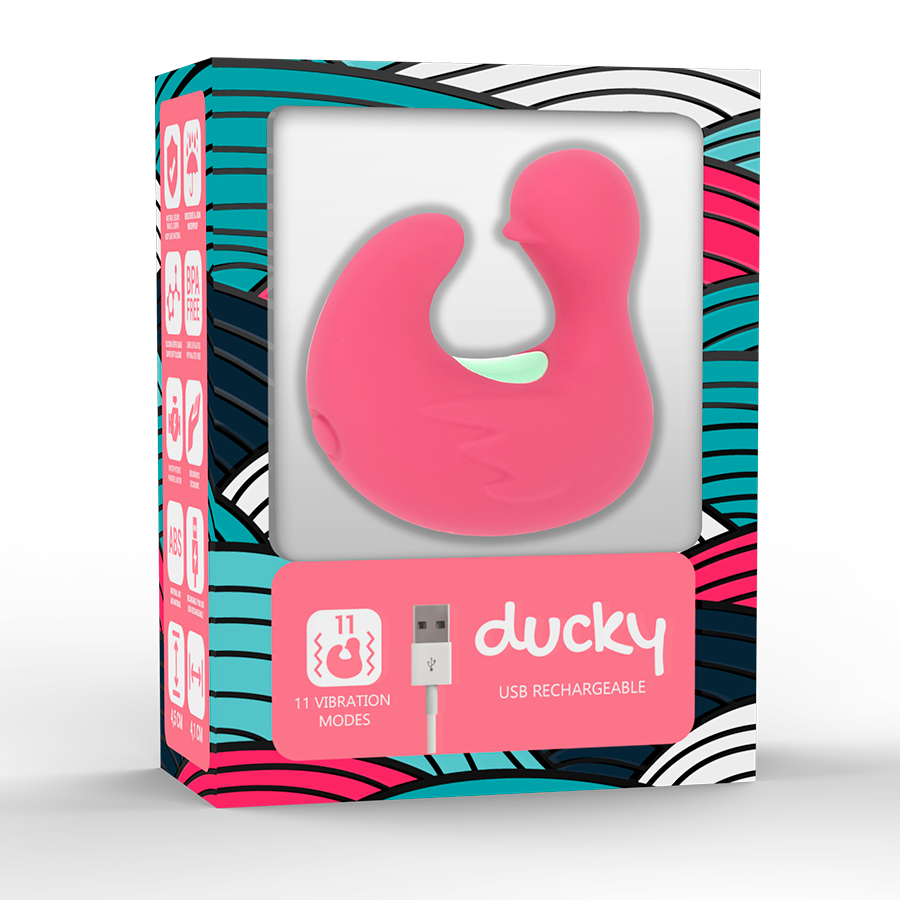 HAPPY LOKY - DEDAL PATO ESTIMULADOR DE SILICONA RECARGABLE DUCKYMANIA HAPPY LOKY