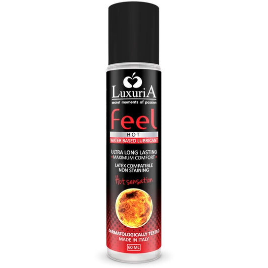 INTIMATELINE - LUXURIA FEEL HOT SENSATION LUBRICANTE BASE AGUA EFECTO CALOR 60 ML INTIMATELINE LUXURIA