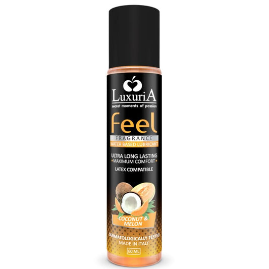 INTIMATELINE - LUXURIA FEEL LUBRICANTE BASE AGUA COCO Y MELON 60 ML INTIMATELINE LUXURIA