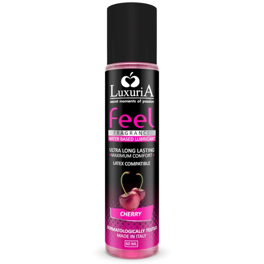 INTIMATELINE - LUXURIA FEEL LUBRICANTE BASE AGUA CEREZA 60 ML INTIMATELINE LUXURIA