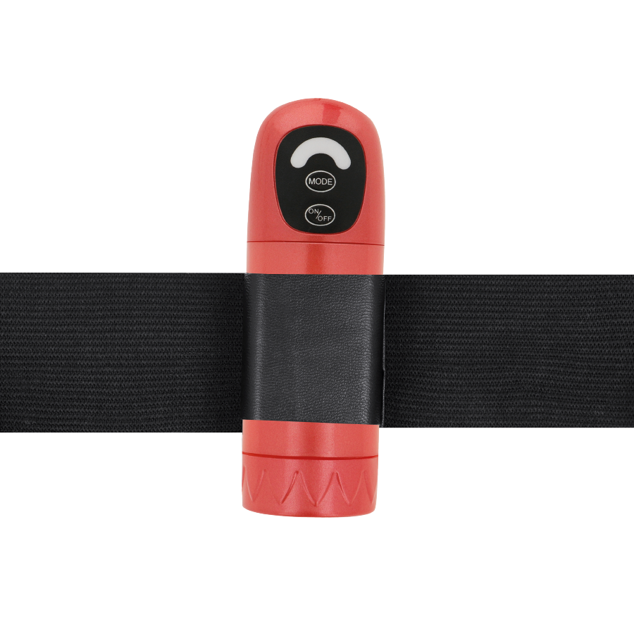 HARNESS ATTRACTION - ARNÉS  DANIEL CON VIBRACIÓN Y ROTACIÓN 18 CM -O- 3.5 CM HARNESS ATTRACTION