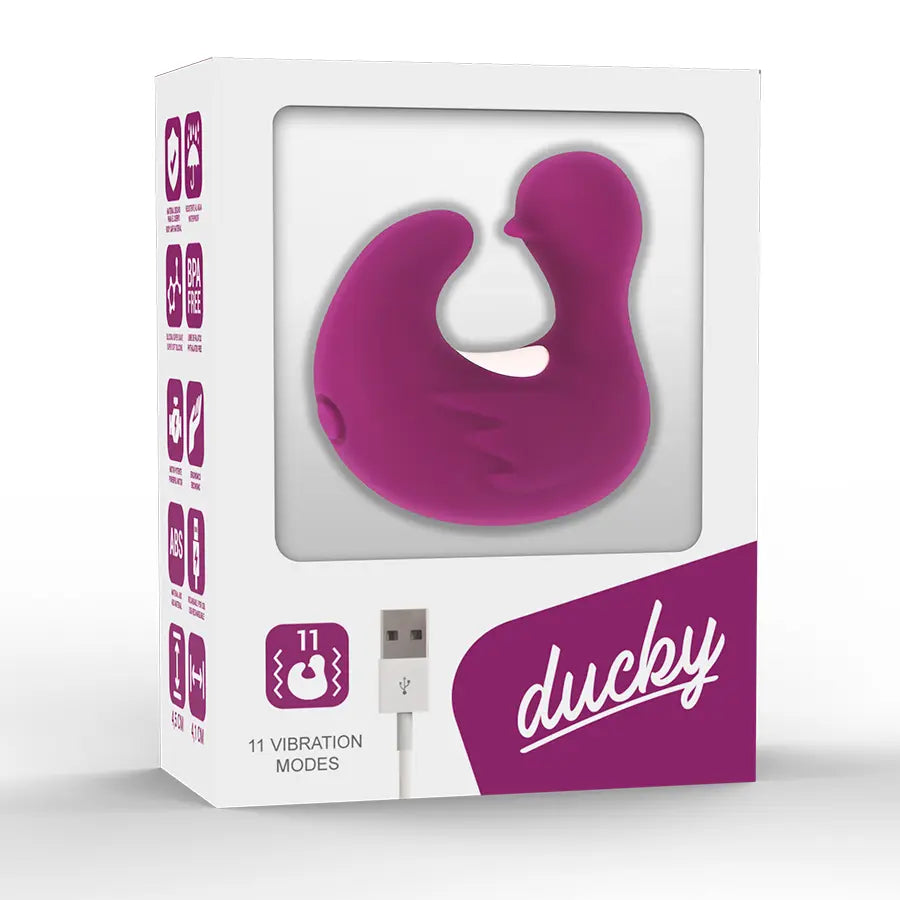 COVERME - DEDAL PATO ESTIMULADOR DE SILICONA RECARGABLE  DUCKYMANIA COVERME