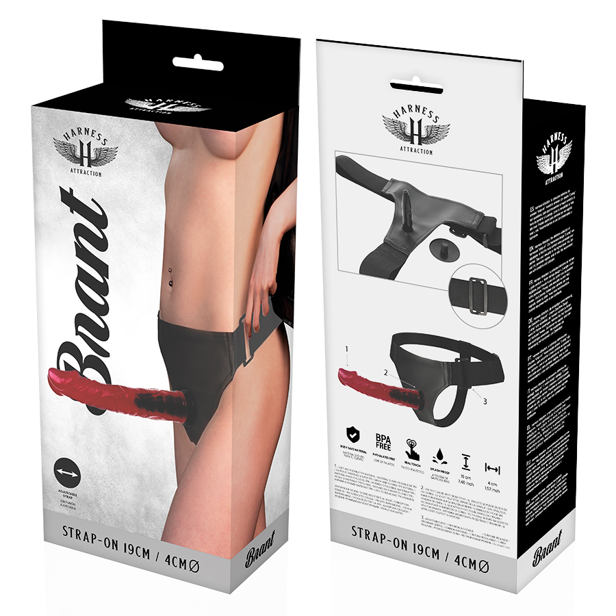 HARNESS ATTRACTION - ARNÉS  BRANT 19 CM -O- 4 CM HARNESS ATTRACTION