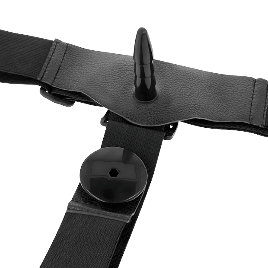 HARNESS ATTRACTION - HARRIS DOBLE PENETRACIÓN CON VIBRACIÓN 18 CM -O- 3.5 CM HARNESS ATTRACTION