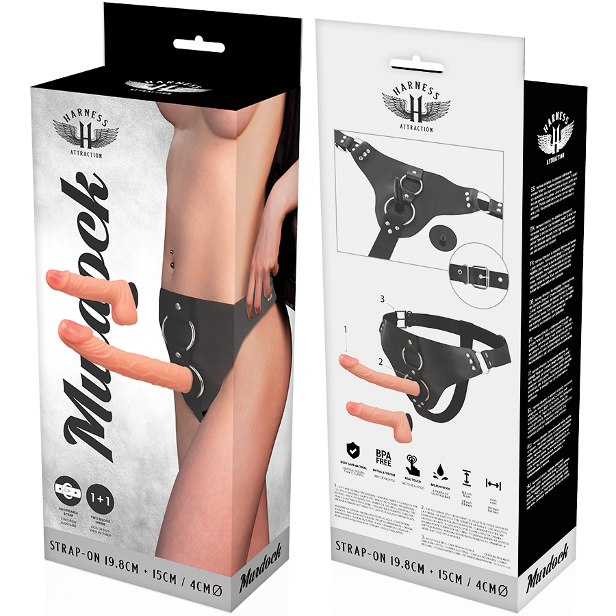 HARNESS ATTRACTION - ARNÉS  MURDOCK 19.8 + 15 CM -O- 4 CM HARNESS ATTRACTION