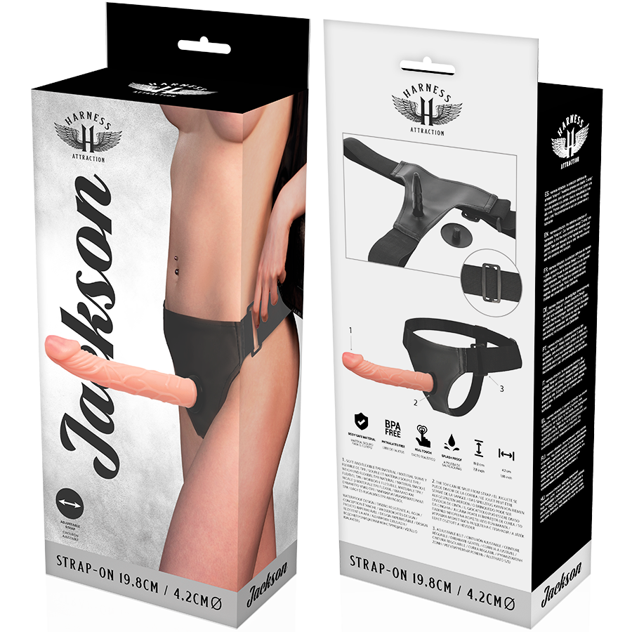 HARNESS ATTRACTION - ARNÉS  JACKSON 19.8 CM -O- 4.2 CM HARNESS ATTRACTION
