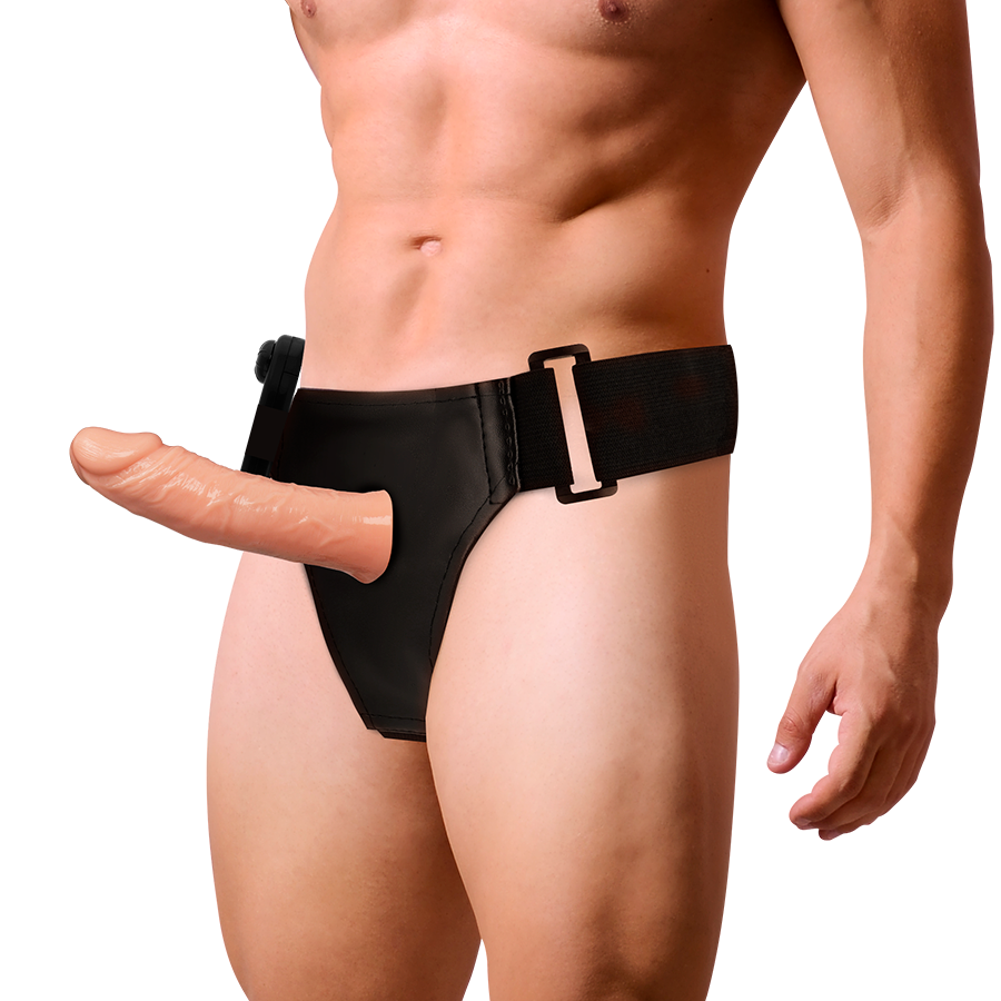 HARNESS ATTRACTION - ARNÉS  HUECO BENNY CON VIBRADOR 15 CM -O- 4.5 CM HARNESS ATTRACTION