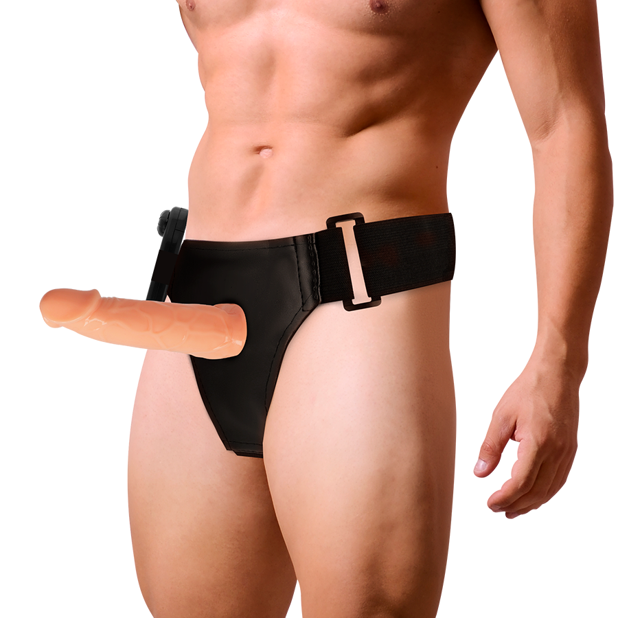 HARNESS ATTRACTION - ARNÉS  HUECO WILLIAN CON VIBRADOR 17 CM -O- 4.5 CM HARNESS ATTRACTION