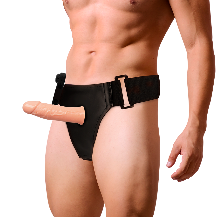 HARNESS ATTRACTION - ARNÉS  HUECO GREGORY CON VIBRADOR 16.5 CM -O- 4.3 CM HARNESS ATTRACTION
