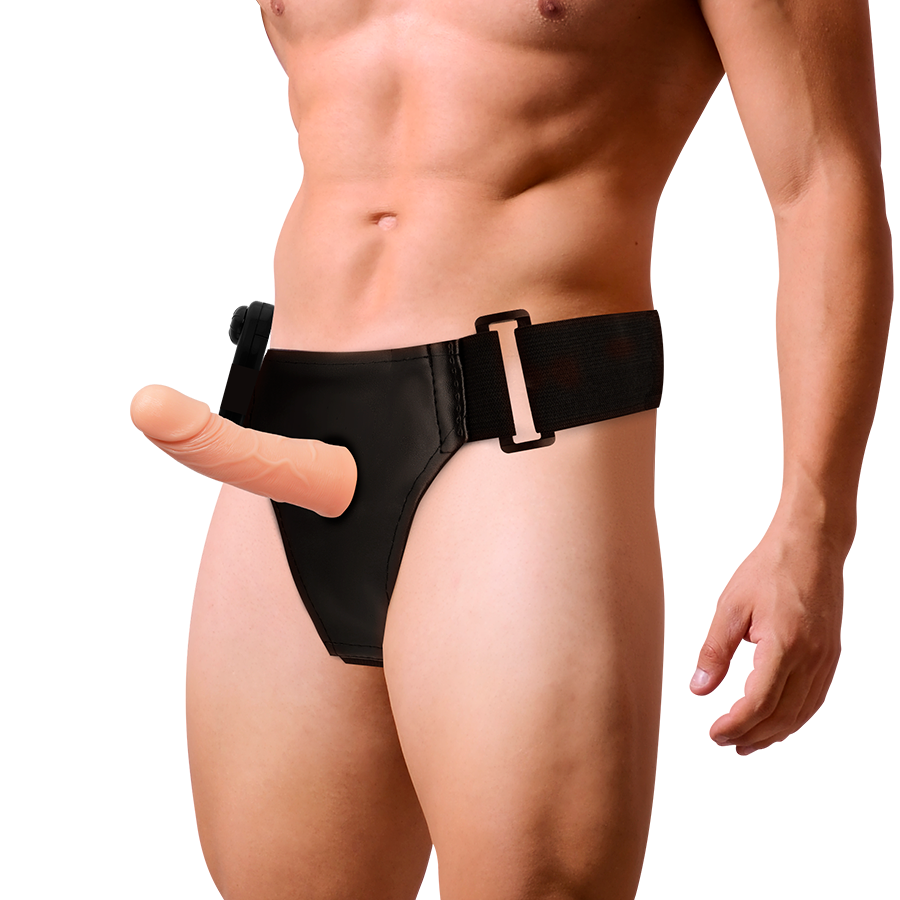 HARNESS ATTRACTION - ARNÉS  HUECO MARCOS CON VIBRADOR 15 CM -O- 5 CM HARNESS ATTRACTION