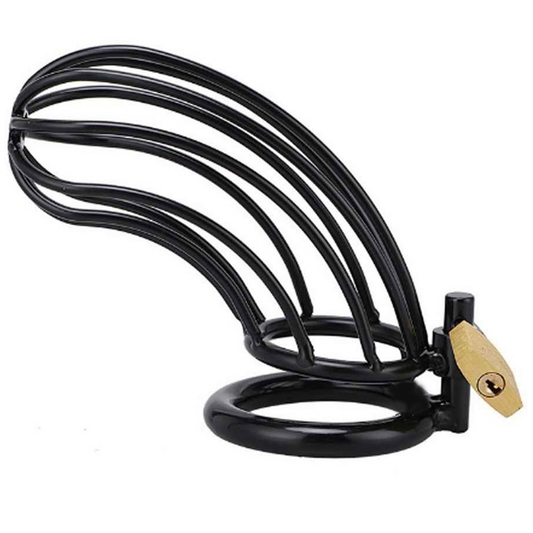 METAL HARD - JAULA ANILLO CASTIDAD BIRD NEGRO METAL HARD