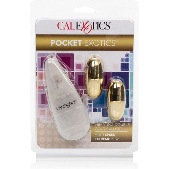 CALEXOTICS - BALAS VIBRADORAS DORADAS DUO GOLD CALEXOTICS