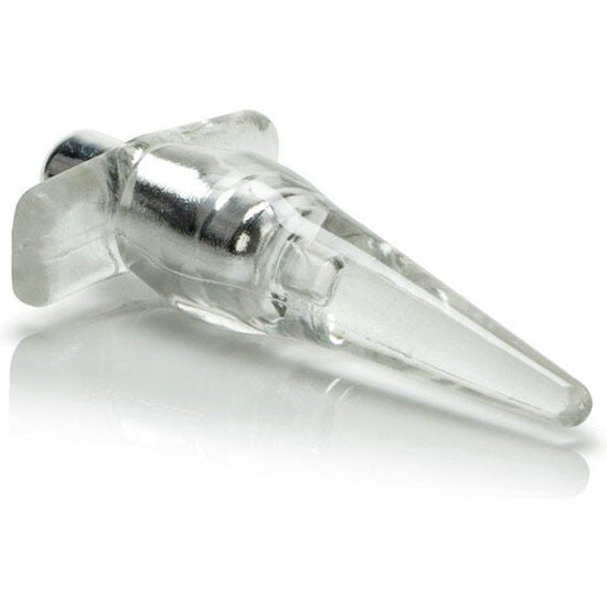 CALEXOTICS - PLUG MINI VIBRO TEASE VIBRADOR TRANSPARENTE CALEXOTICS