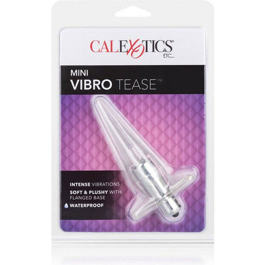 CALEXOTICS - PLUG MINI VIBRO TEASE VIBRADOR TRANSPARENTE CALEXOTICS
