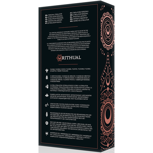 RITHUAL - ANUSARA MOTOR DUAL RECARGABLE 2.0 NEGRO RITHUAL
