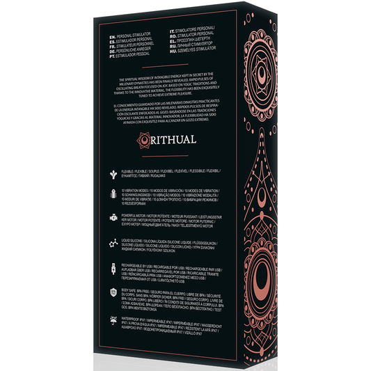 RITHUAL - KRIYA ESTIMULADOR PUNTO-G RECARGABLE NEGRO RITHUAL