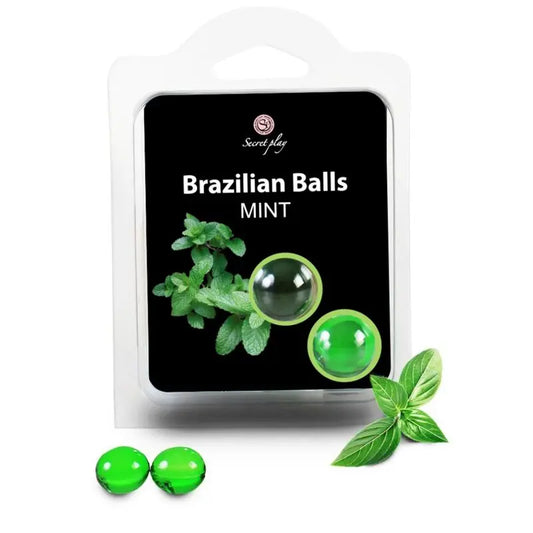 SECRETPLAY - BRAZILIAN BALLS  MENTA SET  2 BOLAS SECRETPLAY COSMETIC