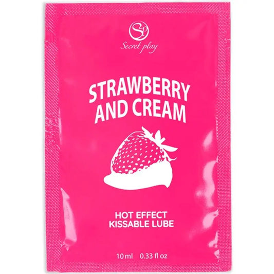 SECRETPLAY - MONODOSIS LUBRICANTE FRESAS & NATA 10 ML SECRETPLAY COSMETIC