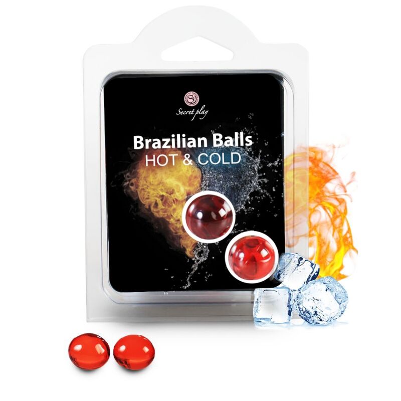 SECRETPLAY - BRAZILIAN BALLS EFECTO CALOR & FRIO  2 UNIDADES SECRETPLAY COSMETIC