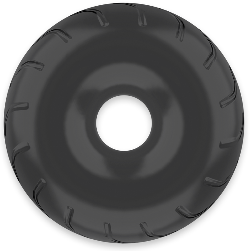 POWERING - SUPER FLEXIBLE Y RESISTENTE ANILLO PENE  5CM PR08 NEGRO POWERING