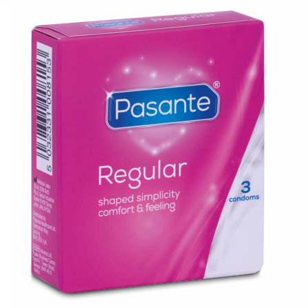 PASANTE - CONDOM GAMA REGULAR 3 UNIDADES PASANTE