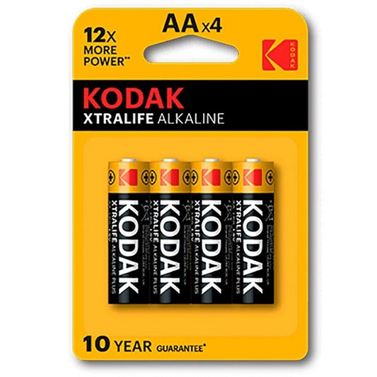 KODAK - XTRALIFE PILA ALCALINA AA LR6 BLISTER*4 KODAK