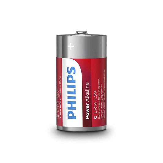 PHILIPS - POWER ALKALINE PILA C LR14 BLISTER*2 PHILLIPS