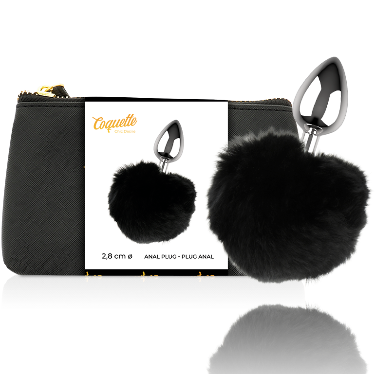COQUETTE CHIC DESIRE - PLUG ANAL DE METAL TALLA L 2.8 x 4.1 CM COQUETTE TOYS