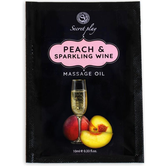 SECRETPLAY - MONODOSIS ACEITE MASAJE MELOCOTÓN Y CAVA 10 ML SECRETPLAY COSMETIC