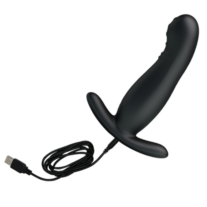 MR PLAY - MASAJEADOR DE PROSTATA NEGRO RECARGABLE MR PLAY