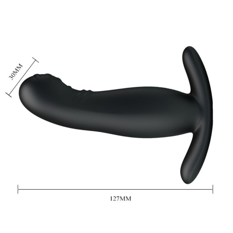 MR PLAY - MASAJEADOR DE PROSTATA NEGRO RECARGABLE MR PLAY