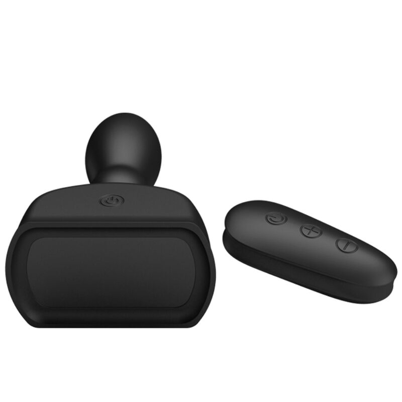 MR PLAY - PLUG ANAL HINCHABLE NEGRO CONTROL REMOTO MR PLAY