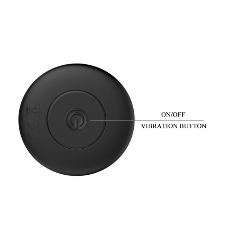 MR PLAY - PLUG ANAL VIBRADOR NEGRO RECARGABLE MR PLAY