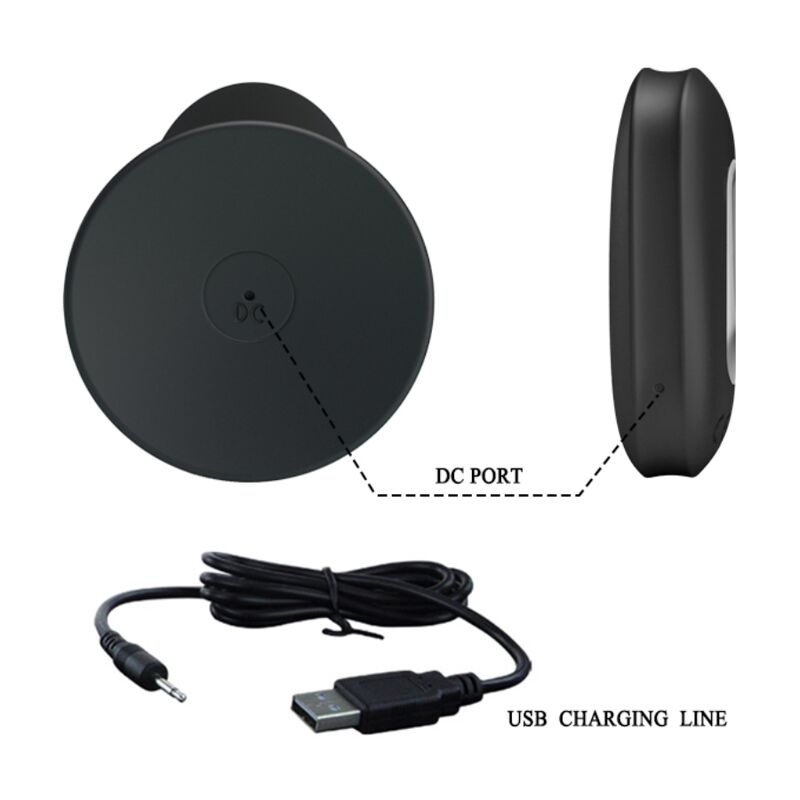 MR PLAY - PLUG ANAL CON VIBRACIÓN NEGRO CONTROL REMOTO MR PLAY