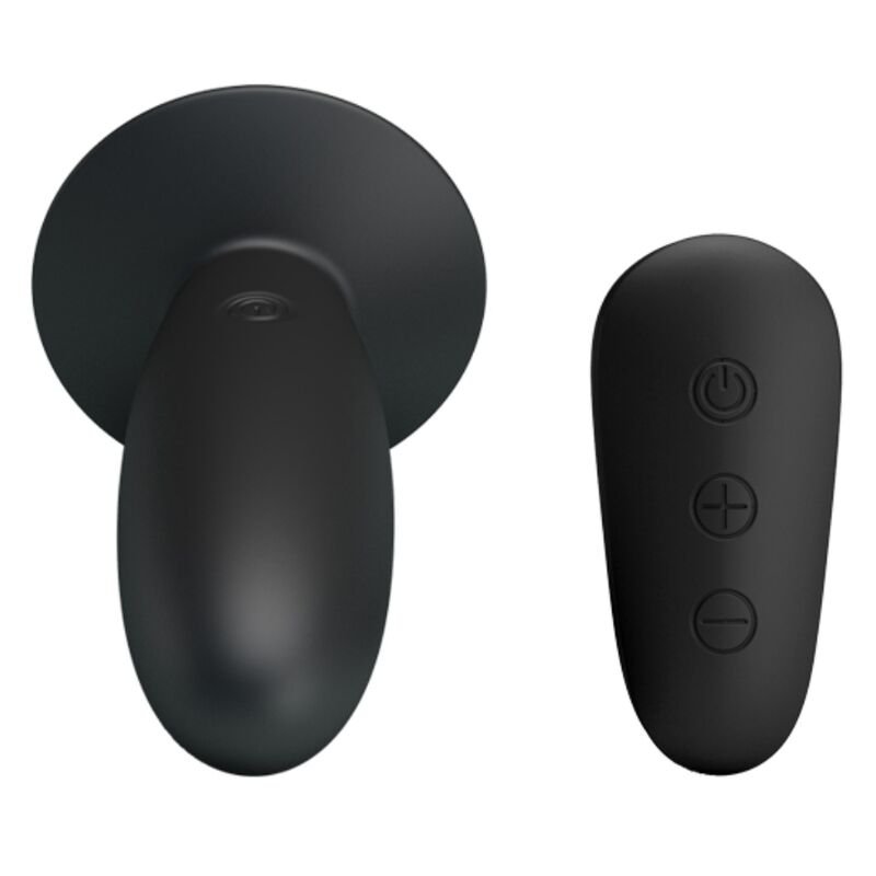 MR PLAY - PLUG ANAL CON VIBRACIÓN NEGRO CONTROL REMOTO MR PLAY