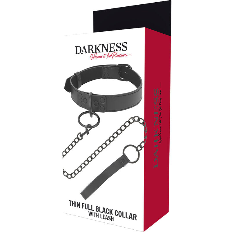 DARKNESS - COLLAR CON CADENA NEGRO DARKNESS BONDAGE