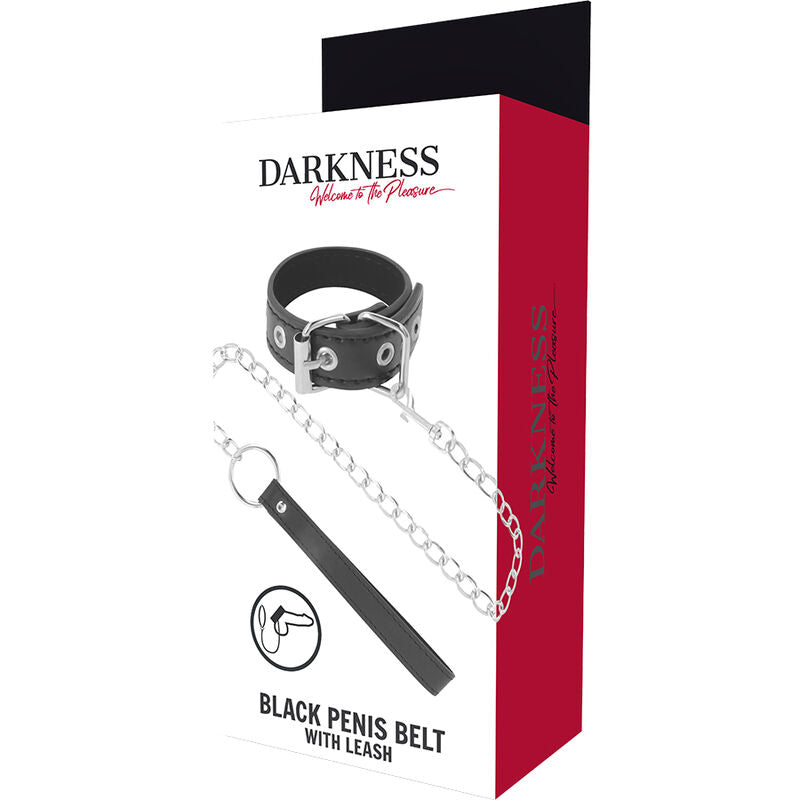 DARKNESS - ANILLA PENE CON CORREA DARKNESS BONDAGE