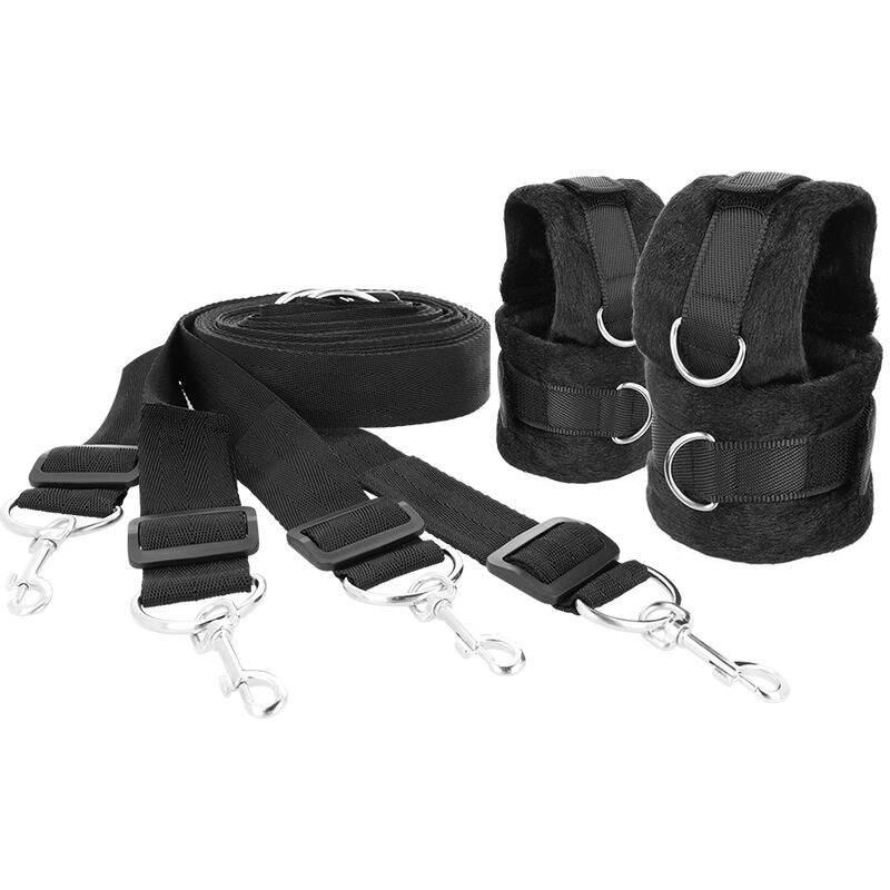 DARKNESS - SET DE ATADURAS PARA LA CAMA DARKNESS BONDAGE