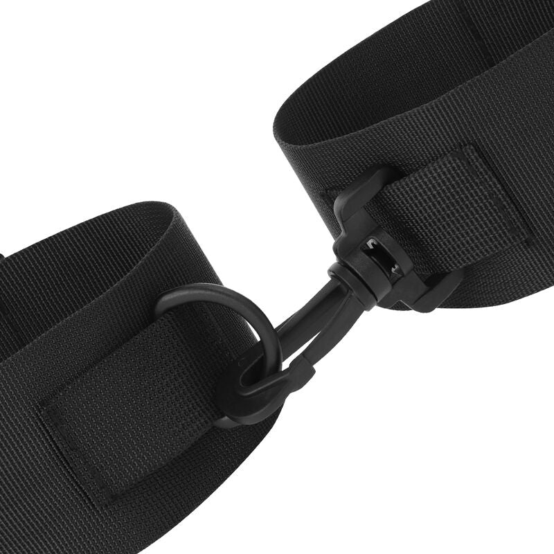 DARKNESS - ESPOSAS PARA TOBILLOS NYLON NEGRO DARKNESS BONDAGE