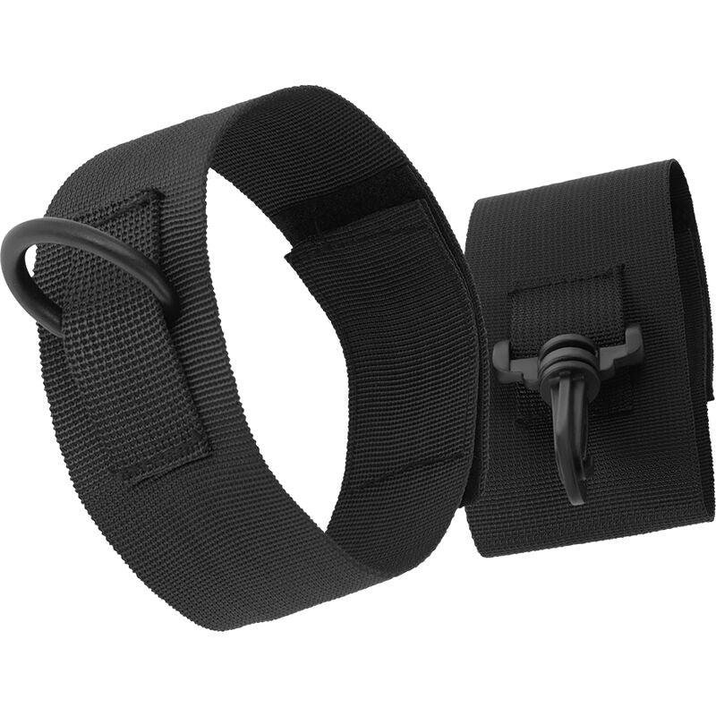 DARKNESS - ESPOSAS PARA TOBILLOS NYLON NEGRO DARKNESS BONDAGE