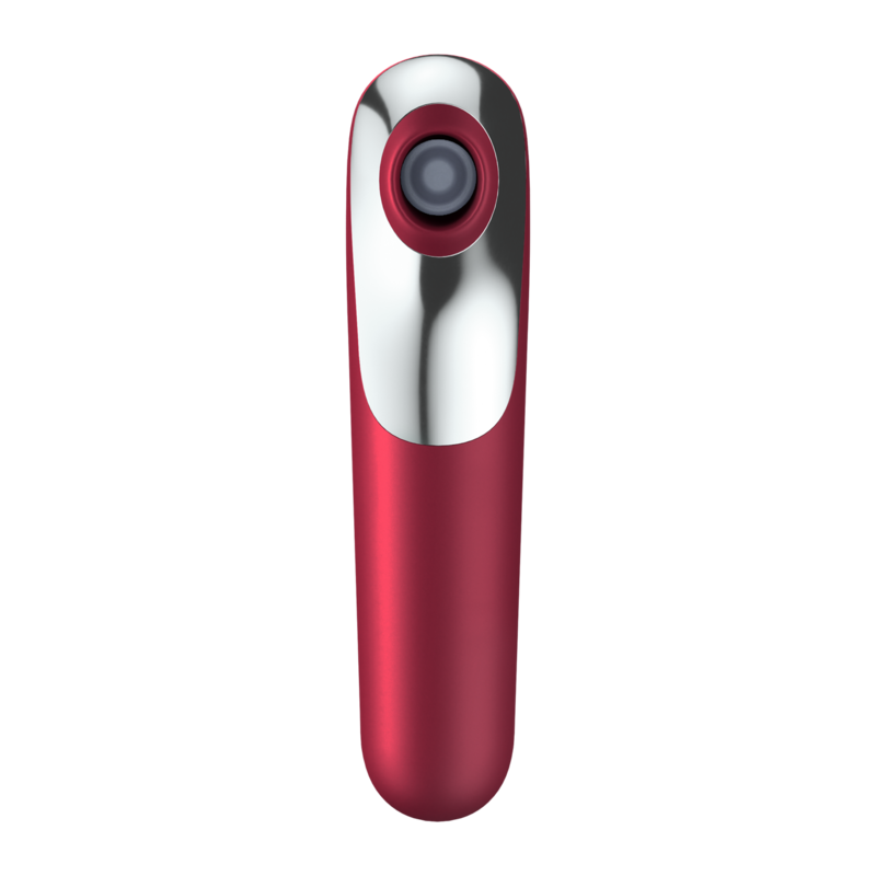 SATISFYER - DUAL LOVE VIBRADOR Y SUCCIONADOR CON AIRE PULSADO ROJO SATISFYER CONNECT