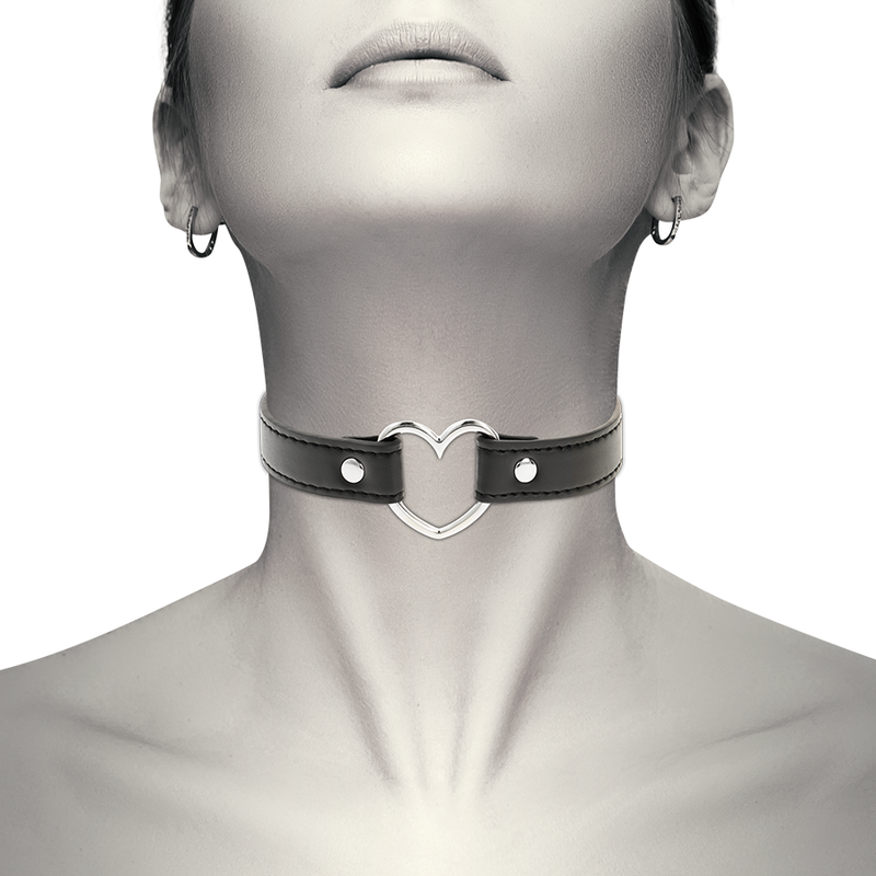 COQUETTE CHIC DESIRE - COLLAR CUERO VEGANO ACCESORIO WOMAN CORAZÓN COQUETTE ACCESSORIES