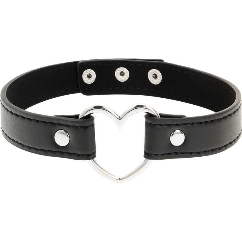 COQUETTE CHIC DESIRE - COLLAR CUERO VEGANO ACCESORIO WOMAN CORAZÓN COQUETTE ACCESSORIES