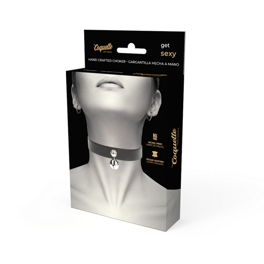 COQUETTE CHIC DESIRE - COLLAR CUERO VEGANO ACCESORIO WOMAN CASCABEL COQUETTE ACCESSORIES