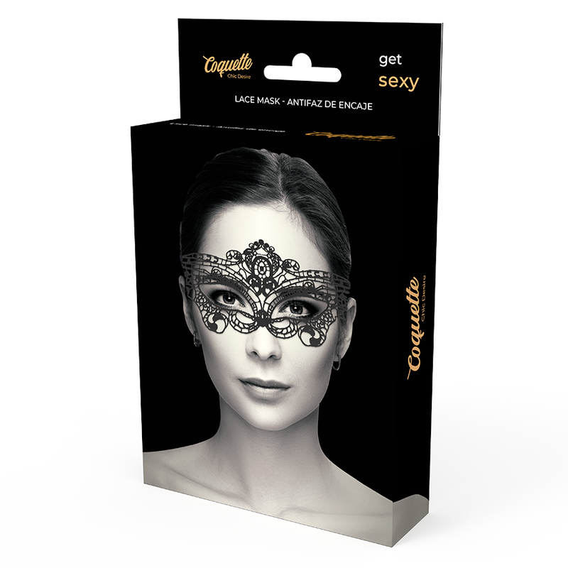 COQUETTE CHIC DESIRE - ANTIFAZ ENCAJE NEGRO FINO COQUETTE ACCESSORIES