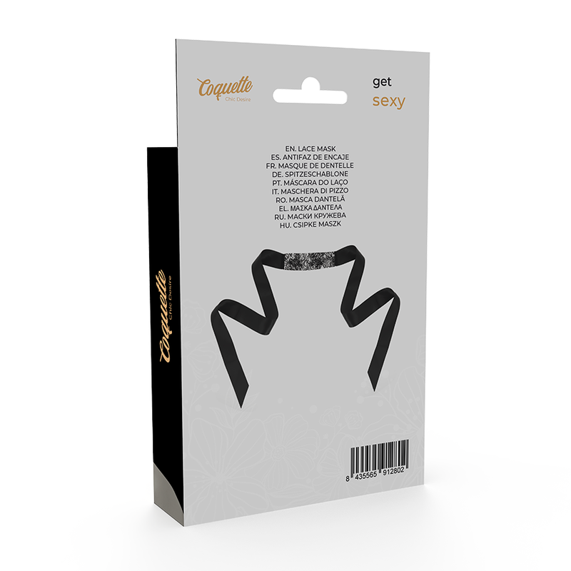 COQUETTE CHIC DESIRE - ANTIFAZ ENCAJE NEGRO CINTA COQUETTE ACCESSORIES