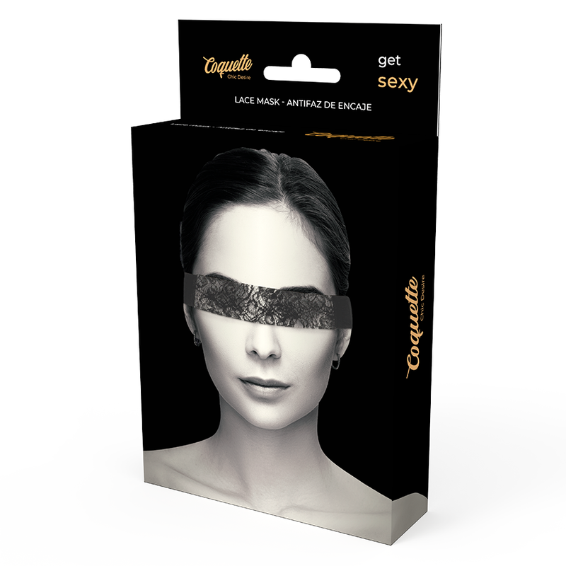 COQUETTE CHIC DESIRE - ANTIFAZ ENCAJE NEGRO CINTA COQUETTE ACCESSORIES