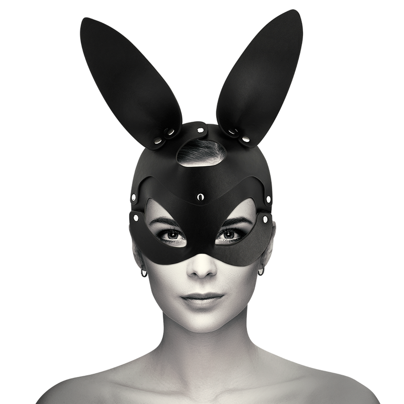 COQUETTE CHIC DESIRE - MASCARA CUERO VEGANO CON OREJAS DE CONEJO COQUETTE ACCESSORIES